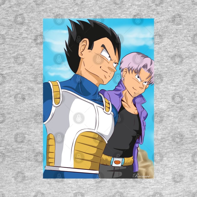 Trunks and Vegeta by Reenave